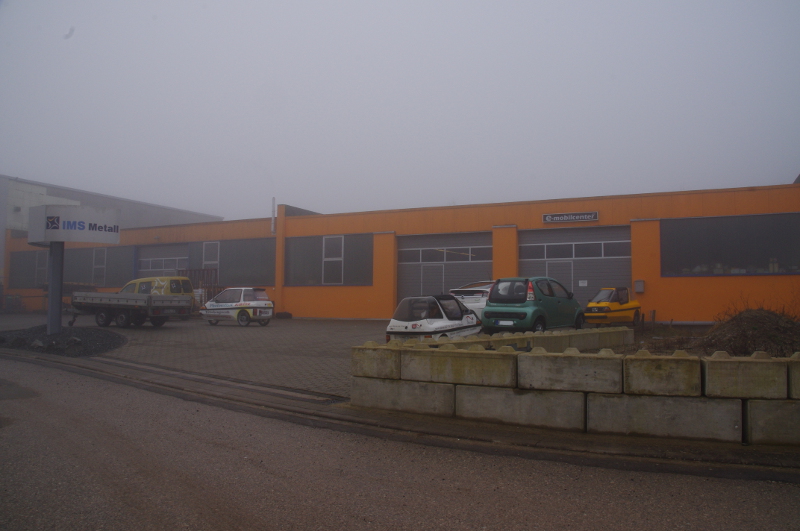 Hirschaid, ca. 8:30 Uhr, pottendichter Nebel, stellenweise weniger als 50m Sicht.