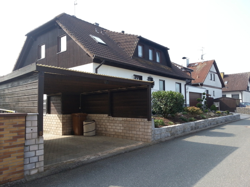 Kagenhof. Gespeist von Solar und BHKW.