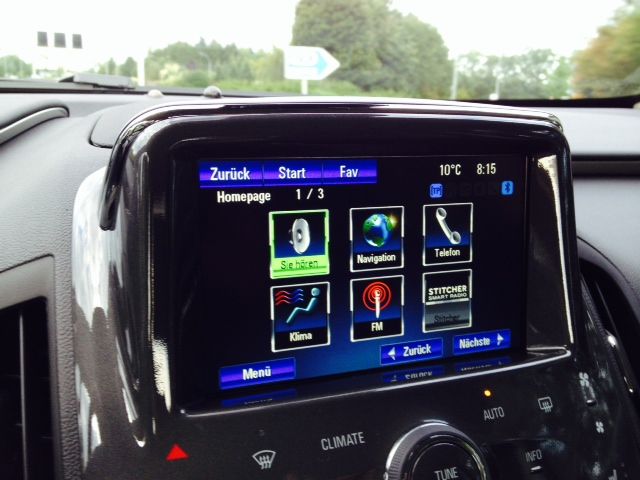 Neuer Navi-Hauptbildschirm