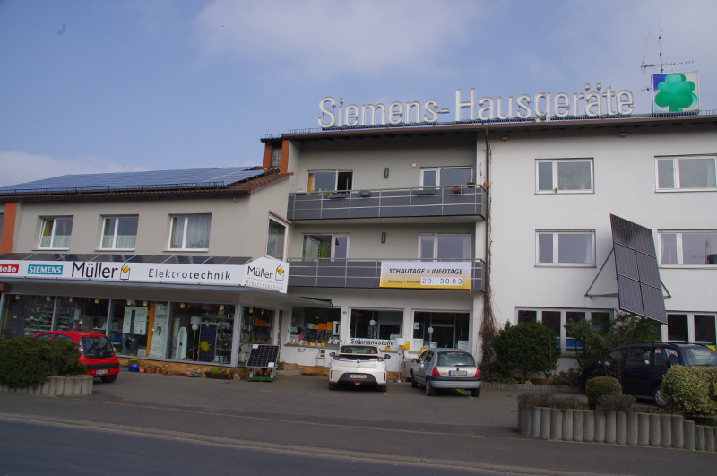 Geiselwind, 11.15 Uhr, endlich ist die Sonne da.